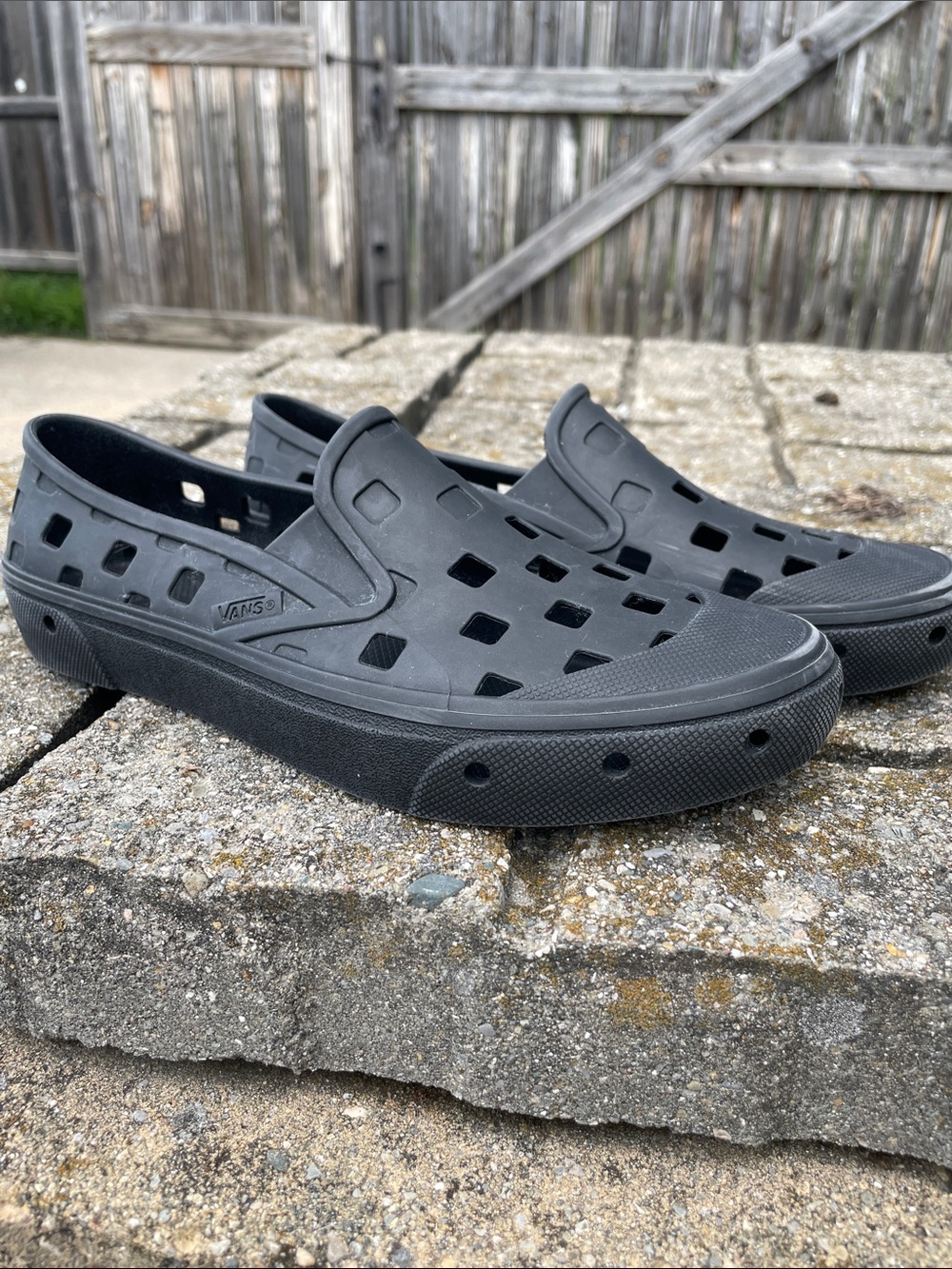 Vans Men’s Black Trek Slip-On Shoes